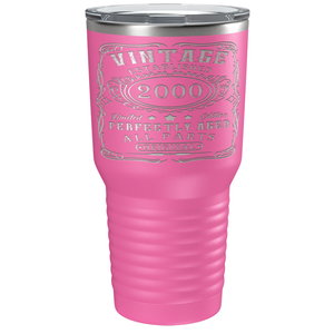 2000 Vintage Perfectly Aged 21st on Stainless Steel Tumbler