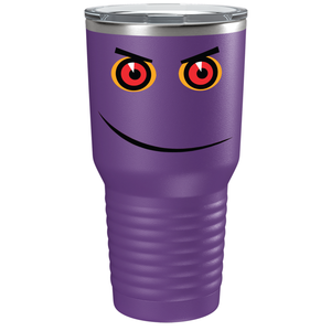 Spooky Devil Eye Monster on Stainless Steel Halloween Tumbler
