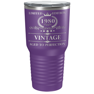 1980 Limited Edition Aged to Perfection 41st on Stainless Steel Tumbler
