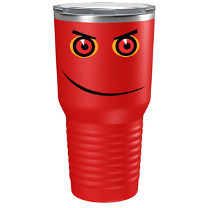 Spooky Devil Eye Monster on Stainless Steel Halloween Tumbler