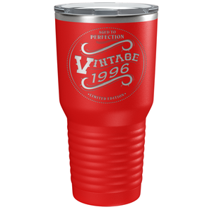 1996 Aged to Perfection Vintage 25th on Stainless Steel Tumbler