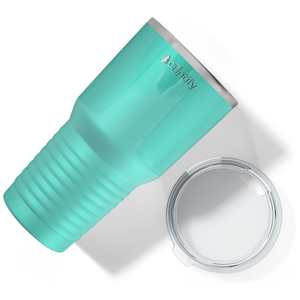 Seafoam Gloss 30oz Stainless Steel Tumbler