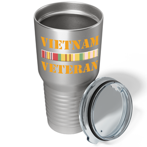 Vietnam Veteran on Stainless 30 oz Stainless Steel Tumbler