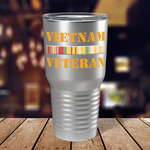 Vietnam Veteran on Stainless 30 oz Stainless Steel Tumbler