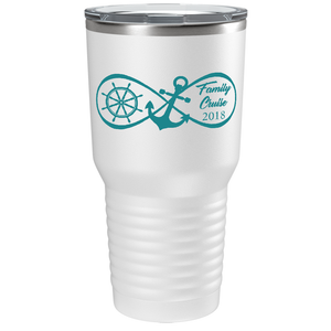 Infinity Love Family Cruise on White 30 oz Stainless Steel Tumbler