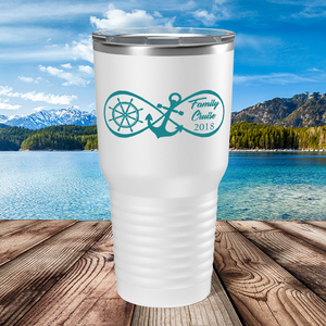 Infinity Love Family Cruise on White 30 oz Stainless Steel Tumbler