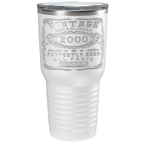 2000 Vintage Perfectly Aged 21st on Stainless Steel Tumbler