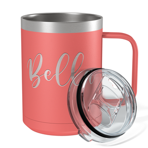 Cuptify Personalized Engraved 15 oz Stainless Steel Coffee Mug - Guava