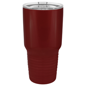 Polar Camel Maroon Gloss 30 oz Stainless Steel Tumbler