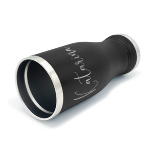 Personalized Engraved 20 oz Pilsner - Black