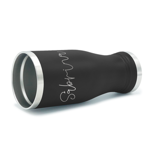 Personalized Engraved 20 oz Pilsner - Black