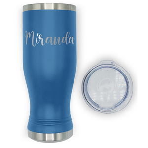 Personalized Engraved 20 oz Pilsner - Blue