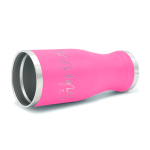 Personalized Engraved 20 oz Pilsner - Pink