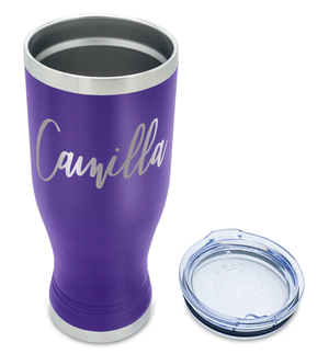 Personalized Engraved 20 oz Pilsner - Purple