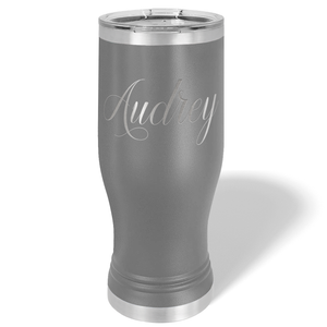 Personalized Engraved 20 oz Pilsner - Slate