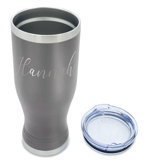 Personalized Engraved 20 oz Pilsner - Slate