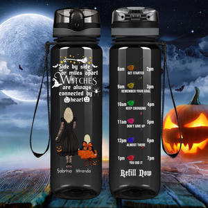 Personalized Halloween Mother Daughter Witches Forever32 oz Black Tracker Water Bottle
