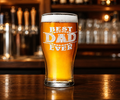 Personalized 20oz Beer Pub Glasses for Every Kind of Toast