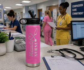 Personalized Nurse Sport Bottles: Made for Every Shift