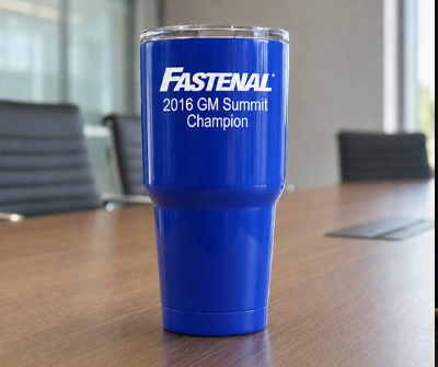 Custom Fastenal Tumblers for a GM Summit | Cuptify