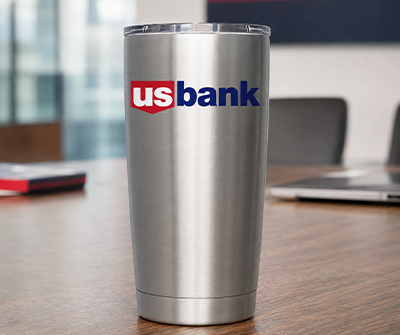 Custom U.S. Bank Stainless Steel Tumblers | Cuptify