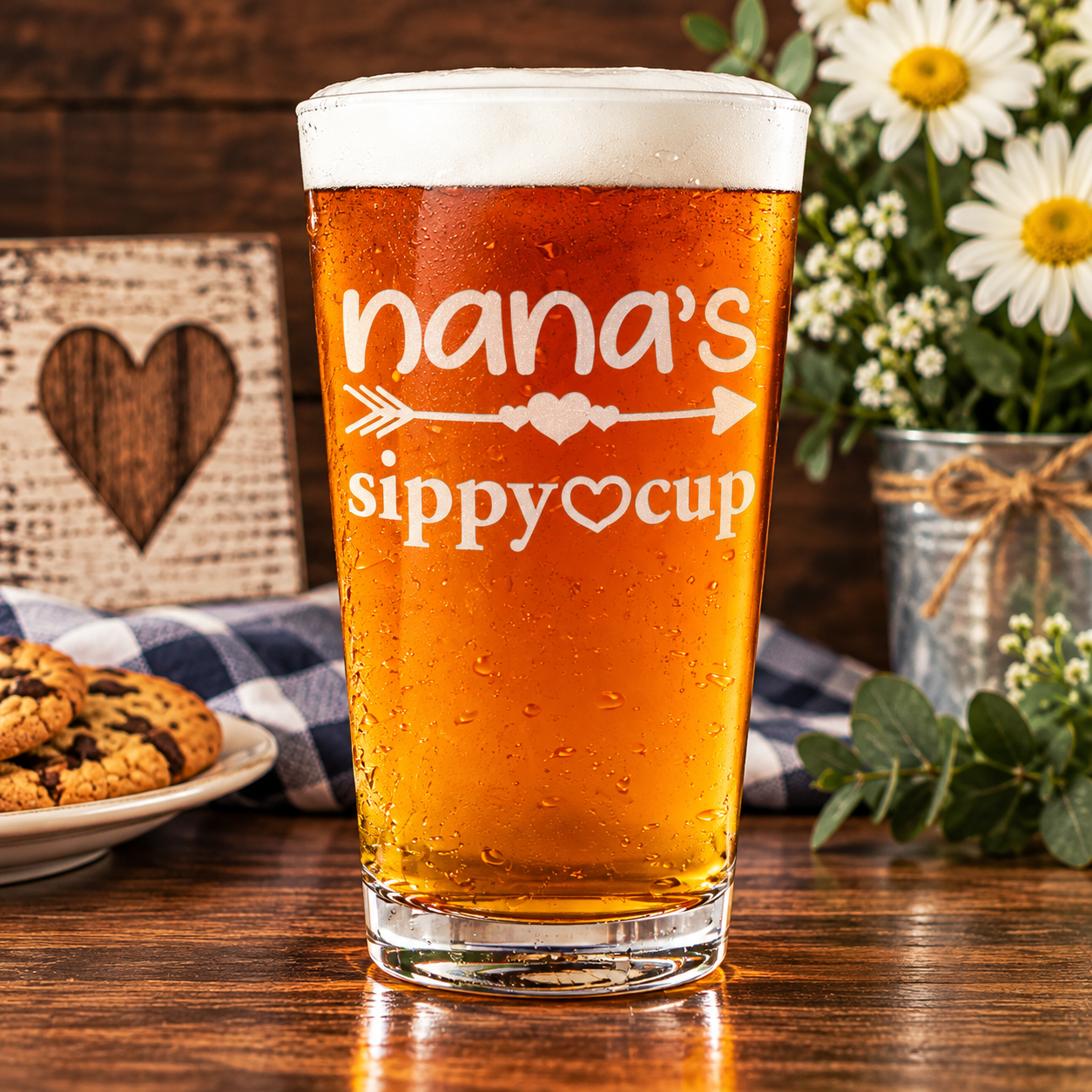 Grandma Pint Glasses