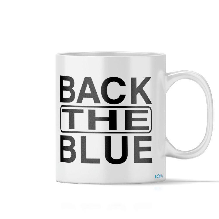 Back the Blue 11oz Ceramic Coffee Mug