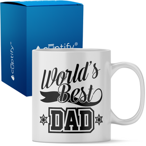 World's Best Dad 11oz Ceramic Coffee Mug
