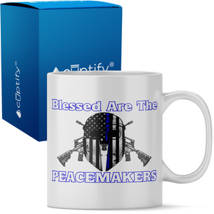 Blessed are the PeaceMakers Mask 11oz Ceramic Coffee Mug