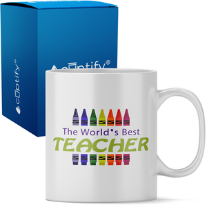 The World's Best Teacher 11oz Ceramic Coffee Mug