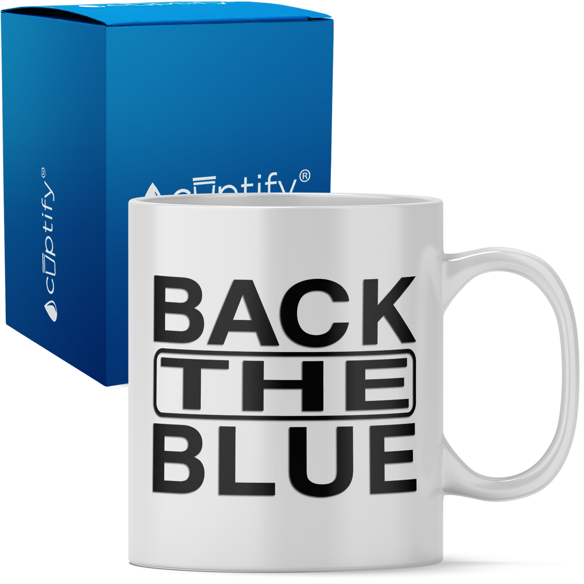 Back the Blue 11oz Ceramic Coffee Mug