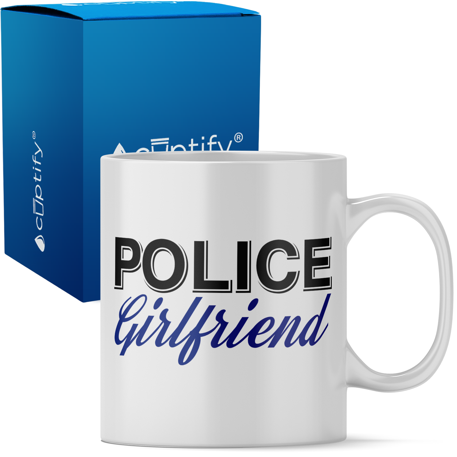 Police Girlfriend Long 11 oz 11oz Ceramic Coffee Mug