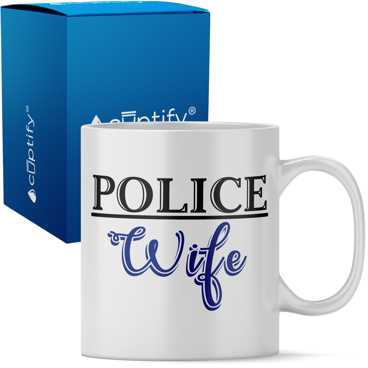 Police Wife Long 11 oz 11oz Ceramic Coffee Mug