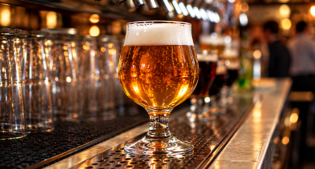 A GOLDEN POUR