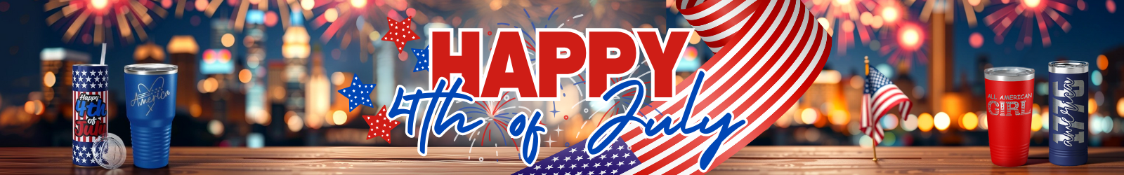 4th of July Celebration Tumblers