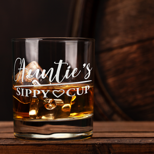 Auntie's Sippy Cup 10.25oz Whiskey Glass