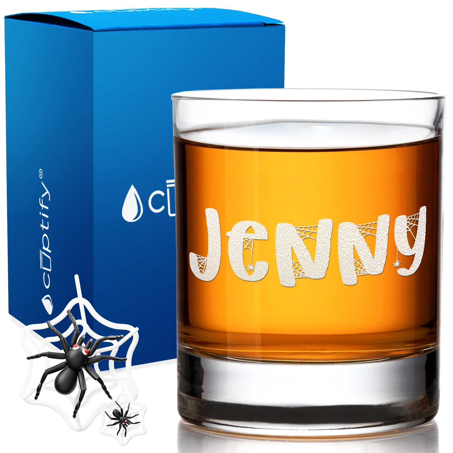 personalized whiskey glass