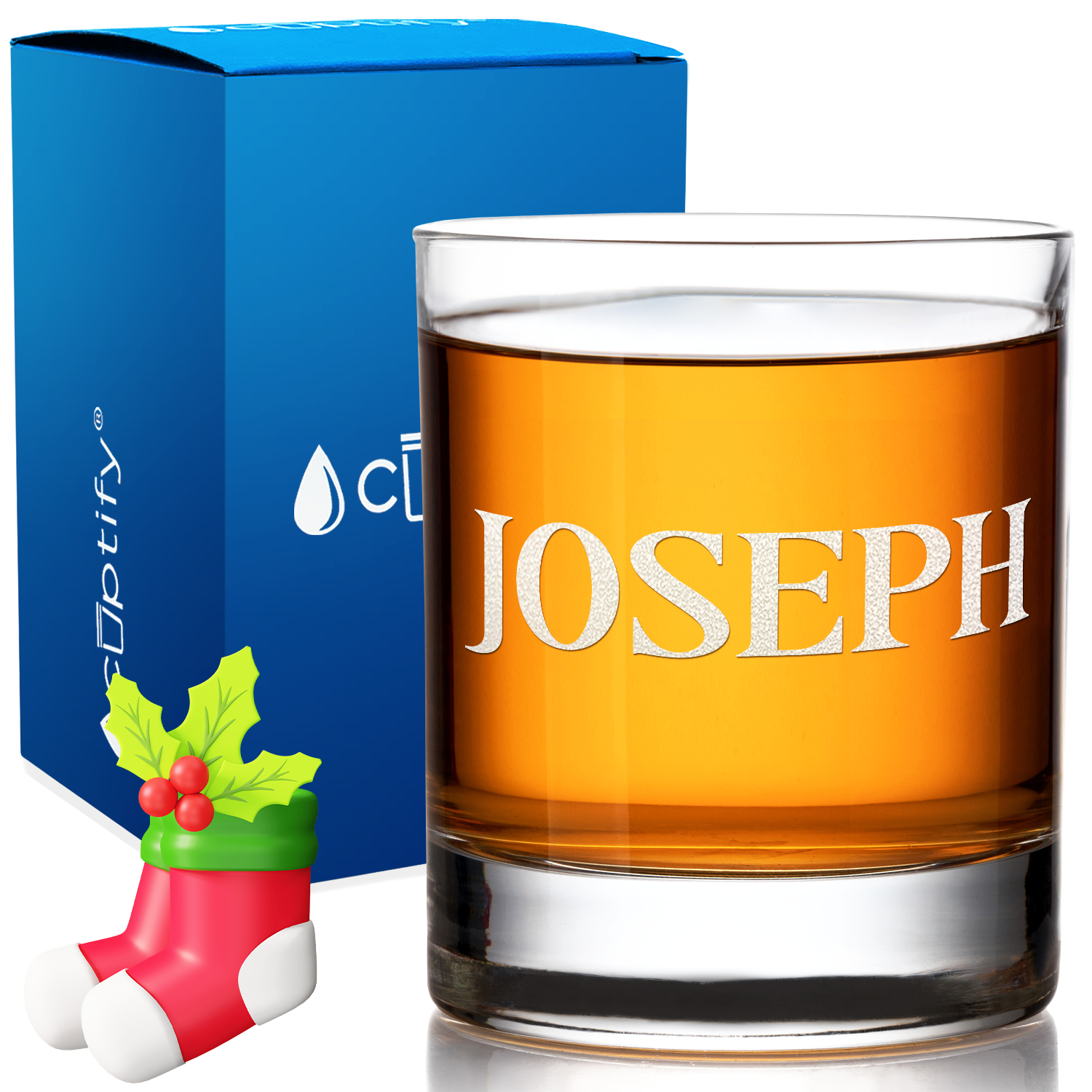 personalized whiskey glass