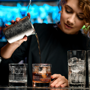 Personalized Whiskey Prescription on 10.25oz Whiskey Glass