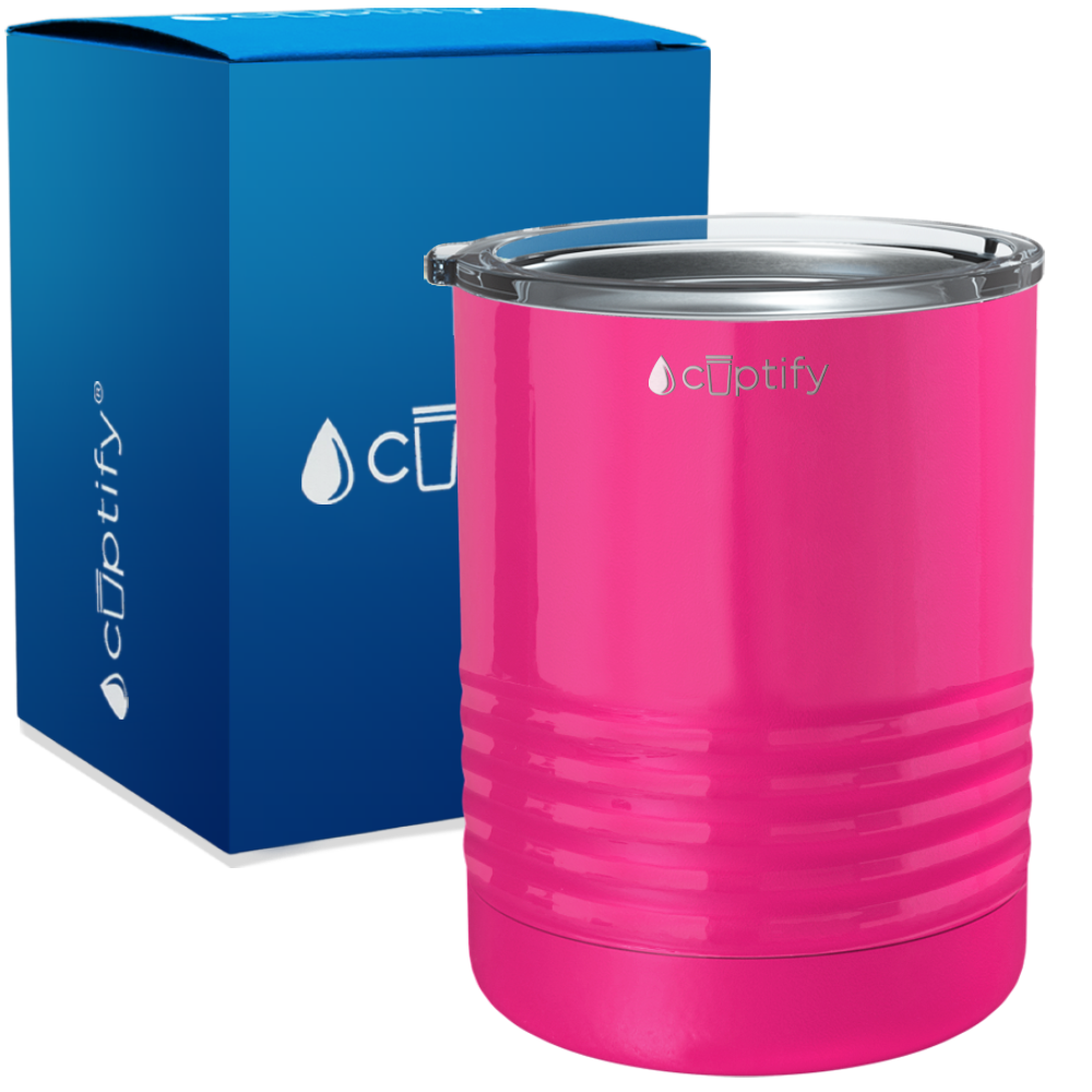 Pink Gloss 10oz Lowball Tumbler
