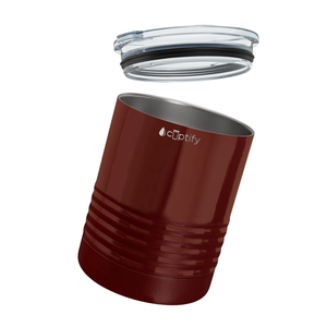 Maroon Gloss 10oz Lowball Tumbler