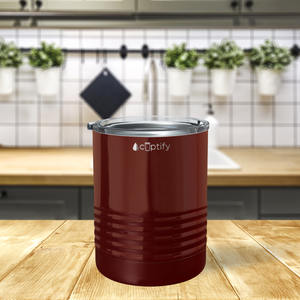 Maroon Gloss 10oz Lowball Tumbler