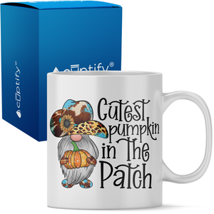 Cutest Pumpkin in the Patch Gnome 11oz White Coffee Mug