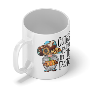 Cutest Pumpkin in the Patch Gnome 11oz White Coffee Mug