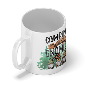 Camping with my Gnomies Gnome 11oz White Coffee Mug