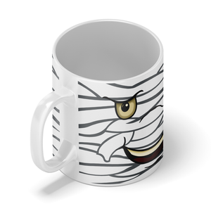 Happy Mummy Halloween 11oz White Coffee Mug