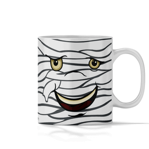 Happy Mummy Halloween 11oz White Coffee Mug