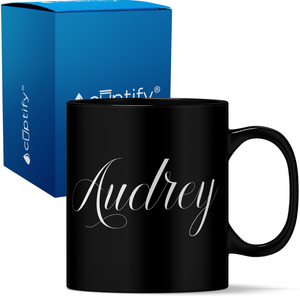 Personalized Audrey Style 11oz Coffee Mug