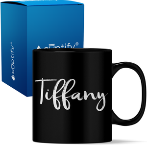 Personalized Tiffany Style 11oz Coffee Mug