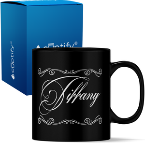 Personalized Scroll Script 11oz Coffee Mug